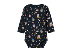 Name It dark sapphire birds bodysuit